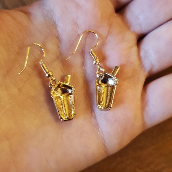 NWOT Starbucks Frappuccino Earrings - Picture 4 of 4